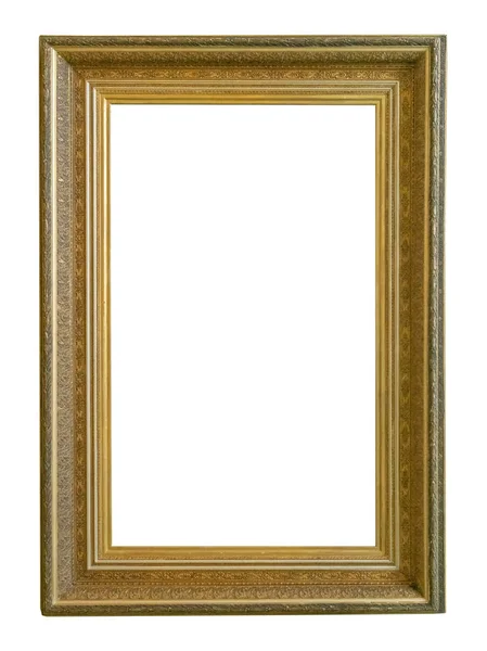 Frame Picture Antique Antiques Isolated White Background — Stock Photo, Image