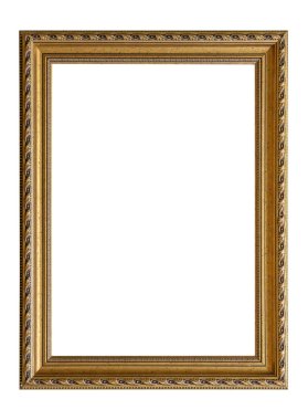 Beyaz arka plan üzerinde izole çerçeve resim antika antikalar
