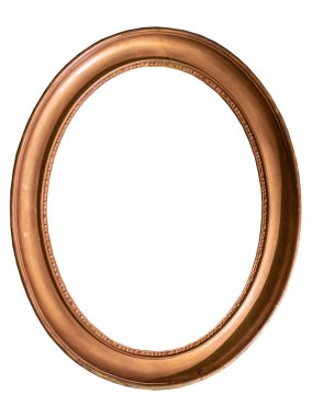 Beyaz arka plan üzerinde izole çerçeve resim antika antikalar