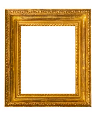 Beyaz arka plan üzerinde izole çerçeve resim antika antikalar