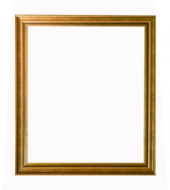 Beyaz arka plan üzerinde izole çerçeve resim antika antikalar
