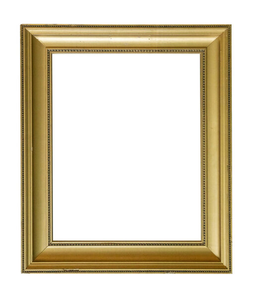 Frame picture antique antiques isolated on white background