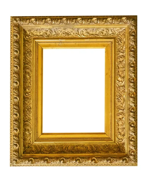 Frame Picture Antique Antiques Isolated White Background — Stock Photo, Image