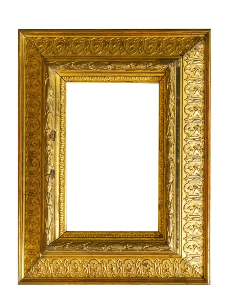 Frame Picture Antique Antiques Isolated White Background — Stock Photo, Image