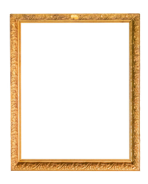 Frame picture antique antiques isolated on white background
