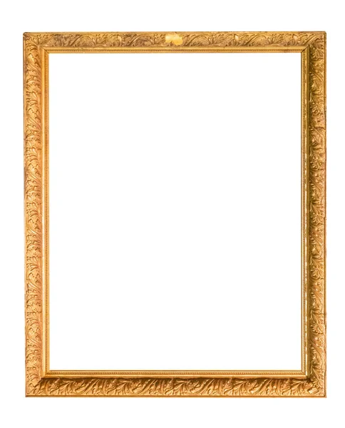 Frame Picture Antique Antiques Isolated White Background Stock Photo