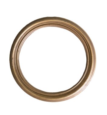 Beyaz arka plan üzerinde izole çerçeve resim antika antikalar