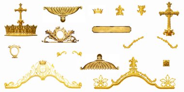 Altın iç elemanları izole