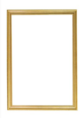 Beyaz arka plan üzerinde izole çerçeve resim antika antikalar