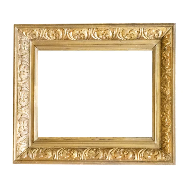 Frame Picture Antique Antiques Isolated White Background — Stock Photo, Image