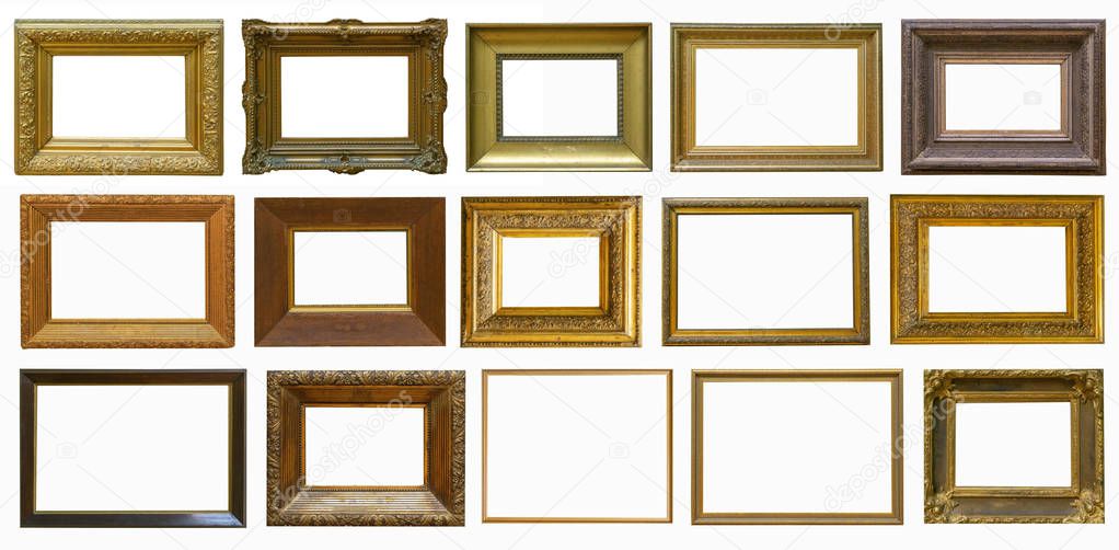 Frames picture antiques set
