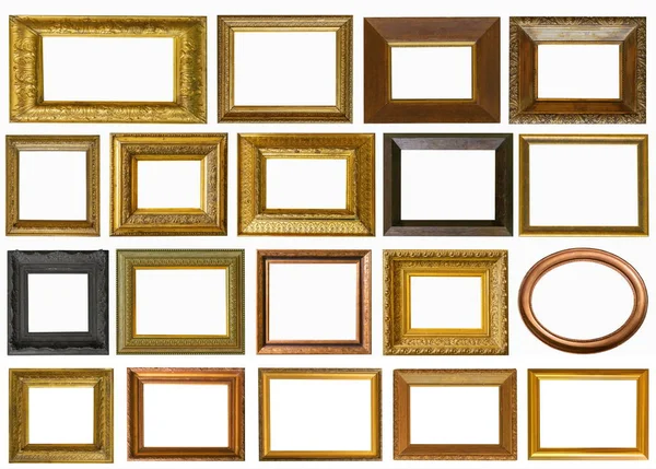 Ramar Målningar Guld Antik Forntid Insamling Isolerade Museum — Stockfoto