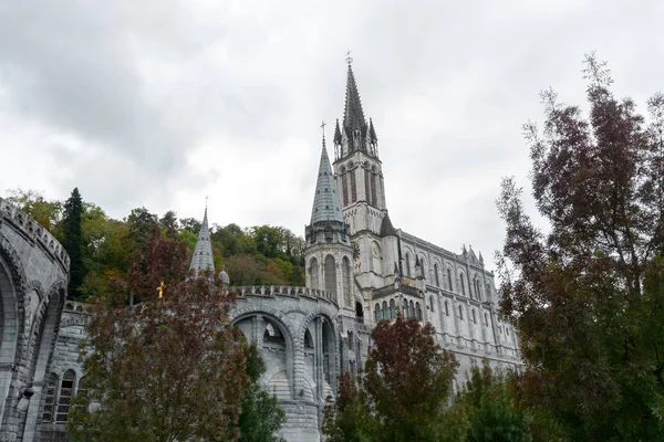 Lourdes Francia Agosto 2019 Luogo Pellegrinaggio Cattolico Milioni Turisti Visitano — Foto Stock