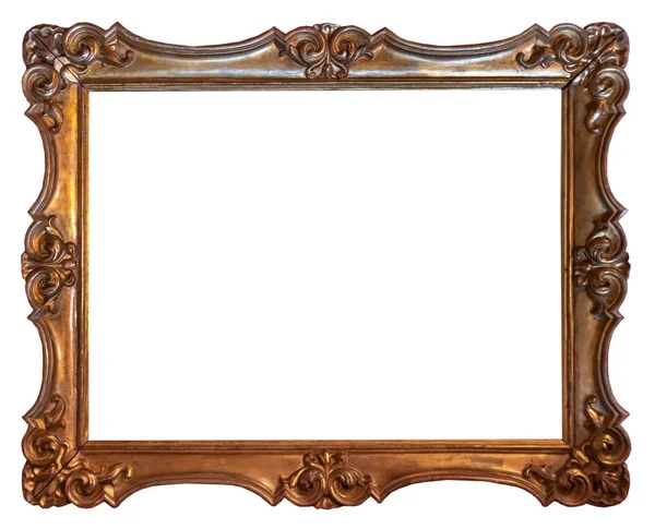 Photo Antique Picture Frame Isolated White Background — Stock Photo, Image