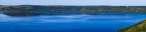 Beautiful Panorama Landscape View Mountains Dniester River Bakota — Stock Photo, Image
