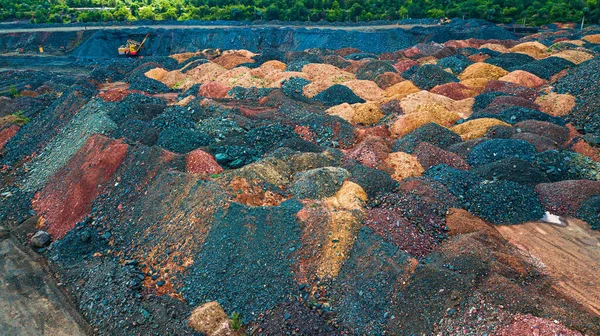 Miniera Ferro Cava Aperta Miniera Minerale Ferro Enorme — Foto Stock