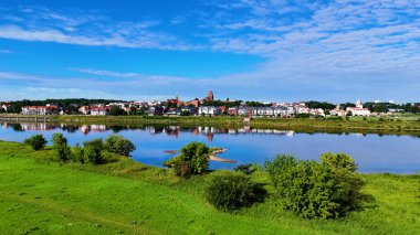Avrupa Çeçen Polonya 'dan şehir manzarası
