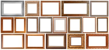 izole resim çerçeveleri seti