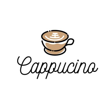 Cappuccino logosu kafe tasarımına ilham verdi.