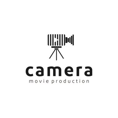 Vintage Video Kamera Film Logosu Tasarımı