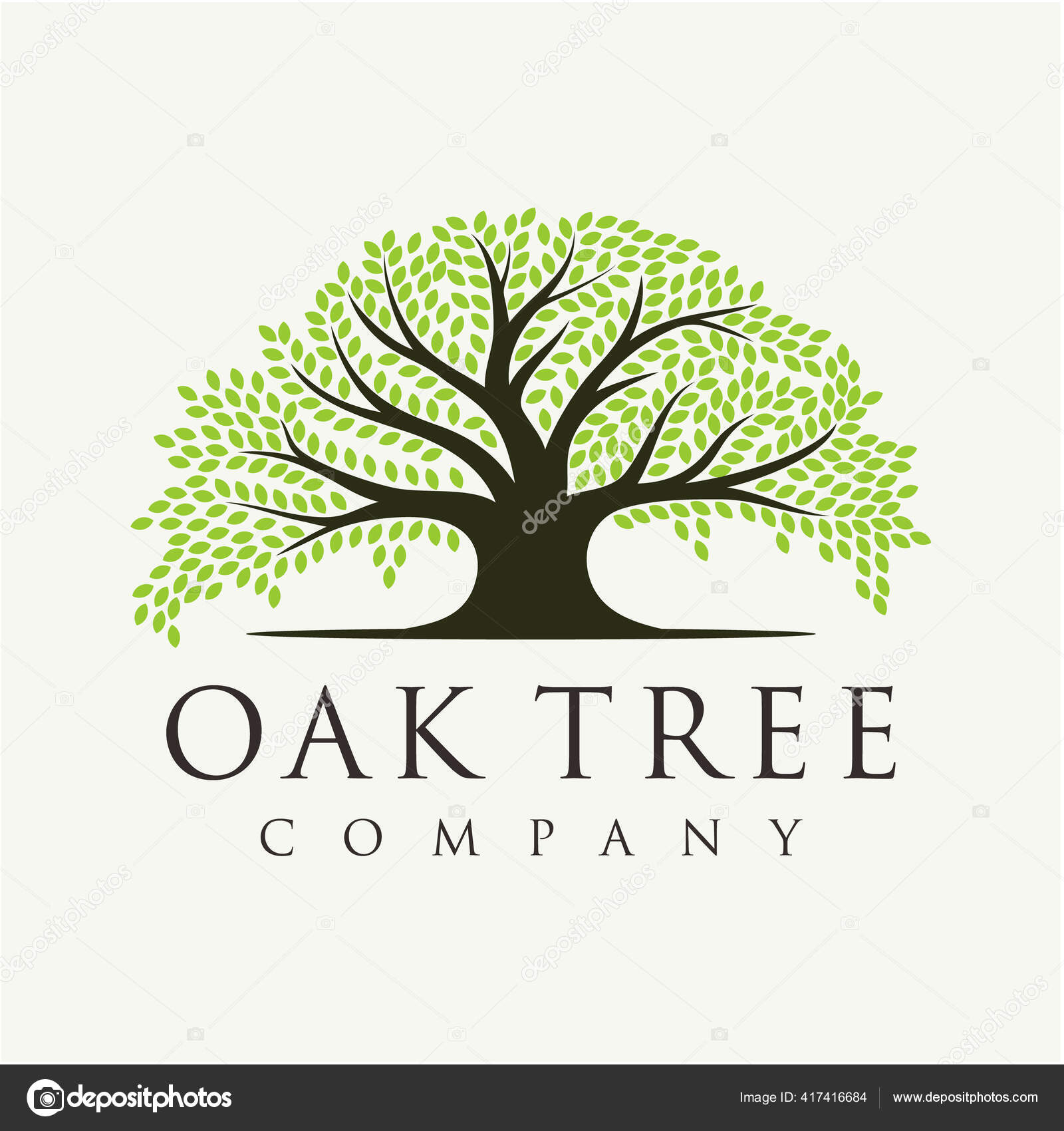 Oak Banyan Tree Logo Design Tree Life Logo Design Inspiration Stock Vector  Image by ©Weasley99 #417416684