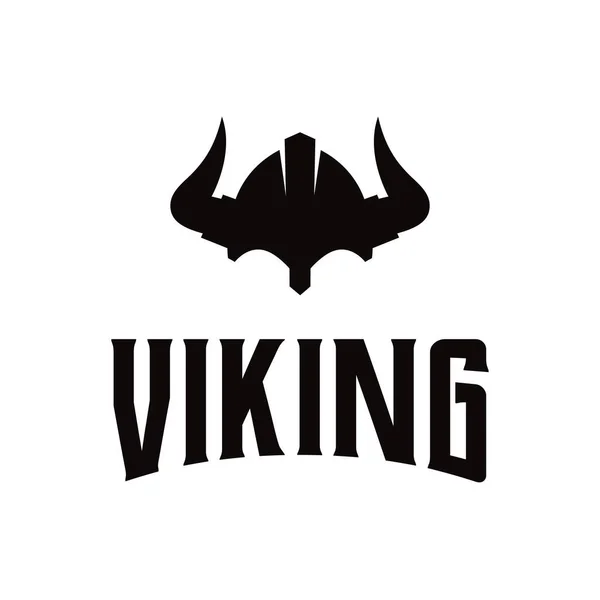 Design Logo Casque Viking Armor — Image vectorielle