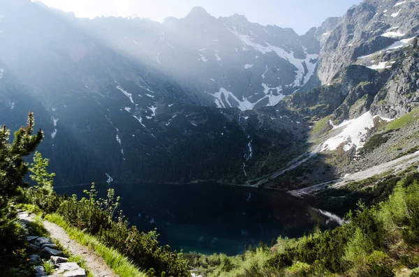 Landskapet på Karpaterna i Ukraina — Stockfoto