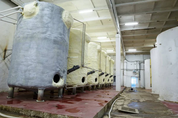 large tanks for wine fermentation wine production