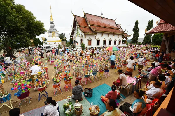 Chiang Mai Tayland Eylül 2018 Budistler Para Ile Dini Tören — Stok fotoğraf