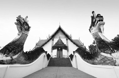 Nan, Tayland, 06 Ekim 2018: Wat Phumin bir benzersiz Tay geleneksel Temple Nan Ekim'de ildir 06,2018 kuzeyde, Tayland.