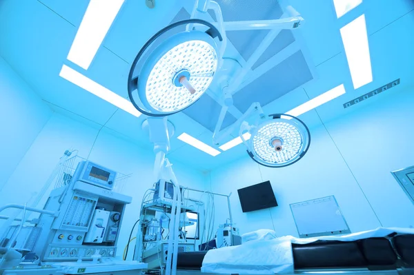 Equipment Medical Devices Modern Operating Room Take Art Lighting Blue — Stock Photo, Image