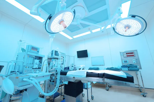 Equipment Medical Devices Modern Operating Room Take Art Lighting Blue — Stock Photo, Image