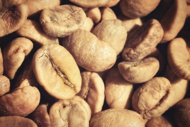 Arka plan için kahve çekirdeklerini kapatın.