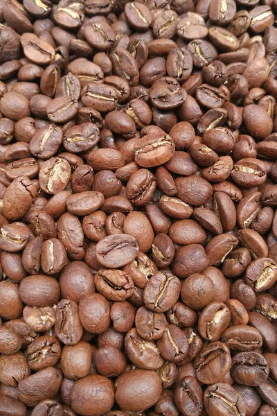 Arka Plan Için Kahve Çekirdeklerini Kapatın — Stok fotoğraf