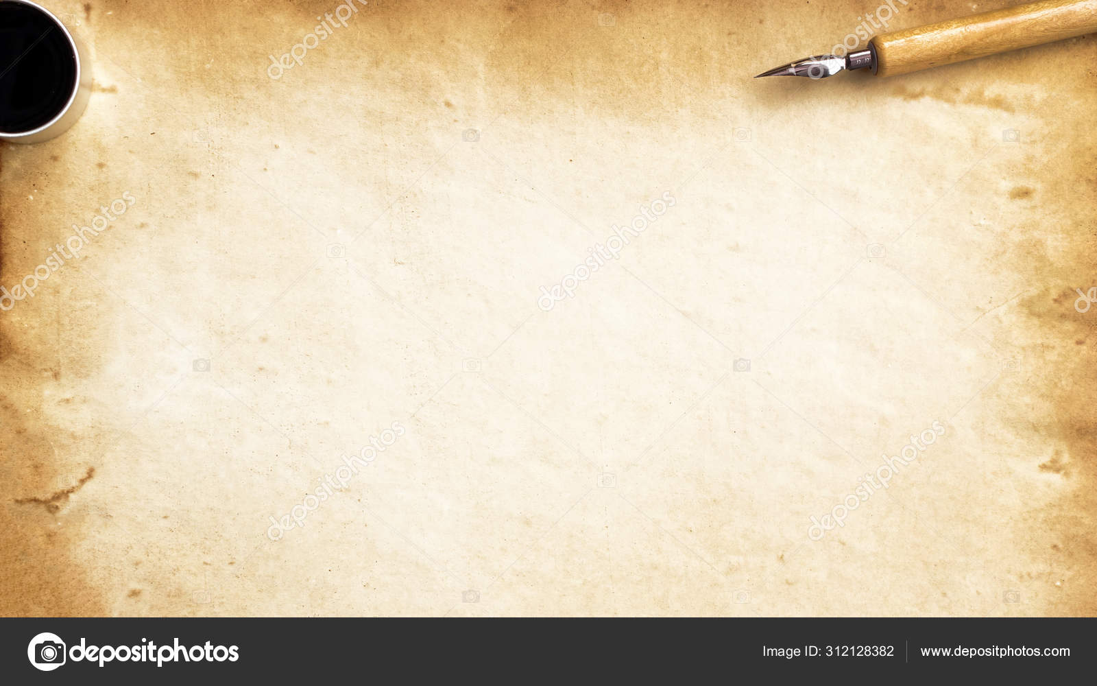 Paper And Pen Background