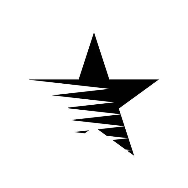 Star Logo Mall Vektor Ikon Illustration Design — Stock vektor