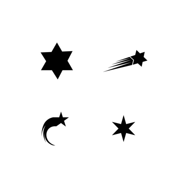 Star Logo Plantilla Vector Icono Ilustración Diseño — Archivo Imágenes Vectoriales