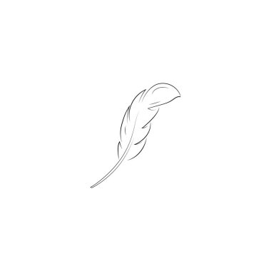 Tüy logosu illüstrasyon tasarımı