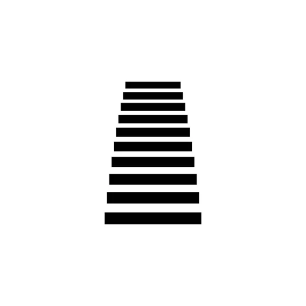 階段ロゴストックイラストデザイン — ストックベクタ