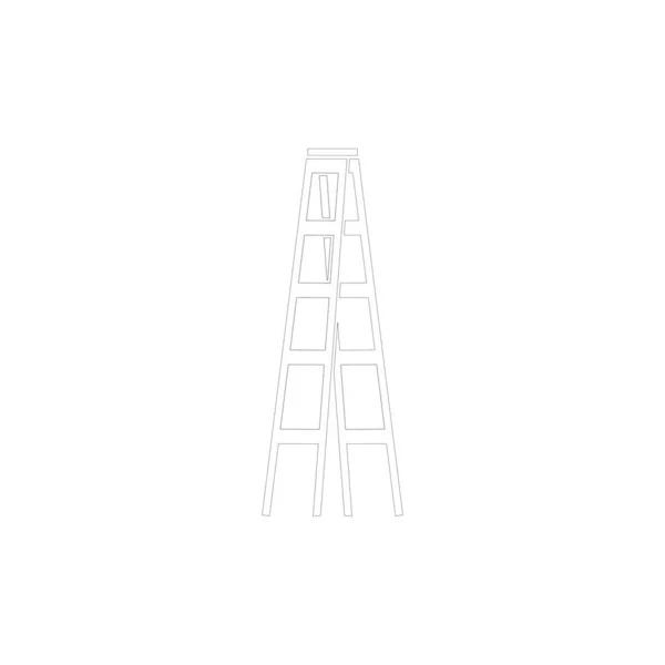Diseño Ilustración Stock Logo Escaleras — Archivo Imágenes Vectoriales