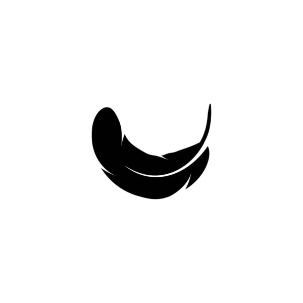 Design Ilustração Estoque Logotipo Pena — Vetor de Stock