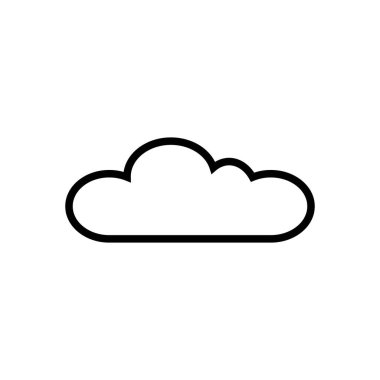 bulut logo vektör şablonu