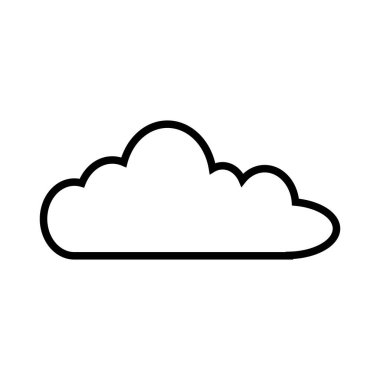 bulut logo vektör şablonu