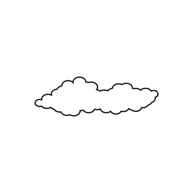 bulut logo vektör şablonu