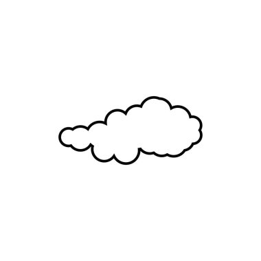 bulut logo vektör şablonu