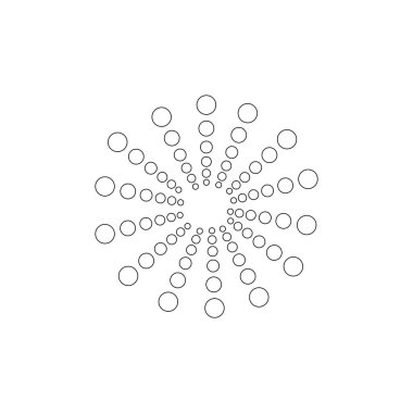 Havai fişek logosu stok çizimi