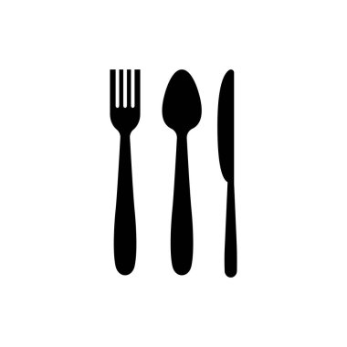 kaşık çatalı logosu çizimi