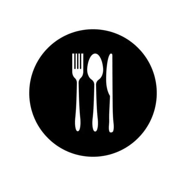 勺子叉标志图解设计 — 图库矢量图片
