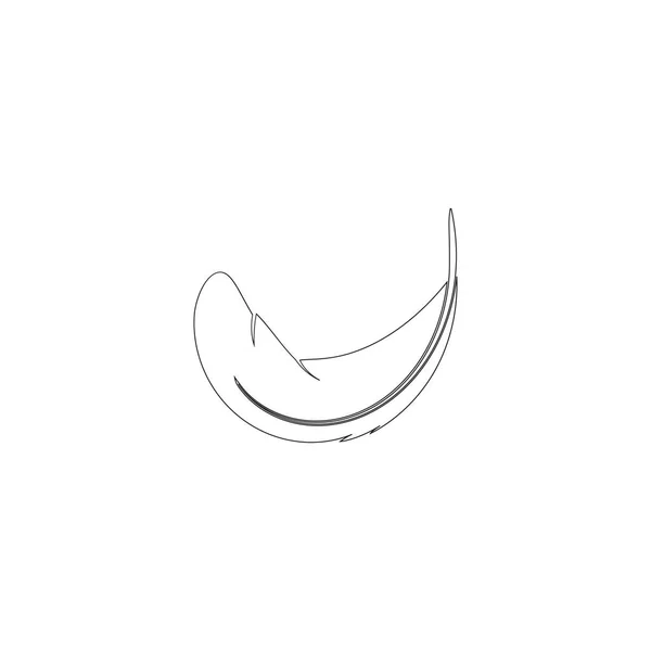 Λογότυπο Φτερό Σχέδιο Εικονογράφηση Αρχείου — Διανυσματικό Αρχείο