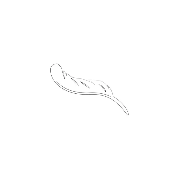 Plume Logo Stock Illustration Design — Image vectorielle
